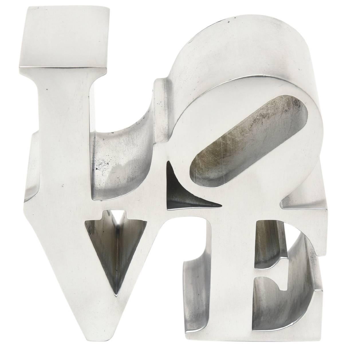 Robert Indiana 'Love" Paperweight or Sculpture