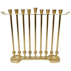 Menorah de latón de Wainberg Israel