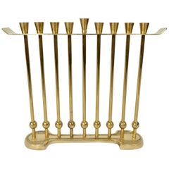 Menorah Brass by Wainberg, Israel