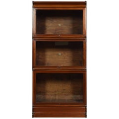 Substantial Globe Wernicke Three-Section Bookcases