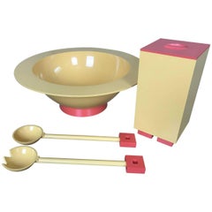 Postmodern Memphis Service Set Bowl Utensils by Michael Graves for Alessi