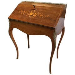 19th Napoléon III Bonheur Du Jour Rosewood