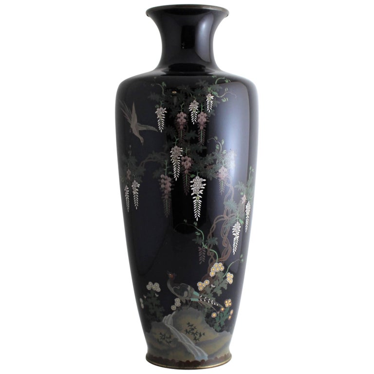 Japanese Meiji Period Cloisonne Vase For Sale At 1stdibs