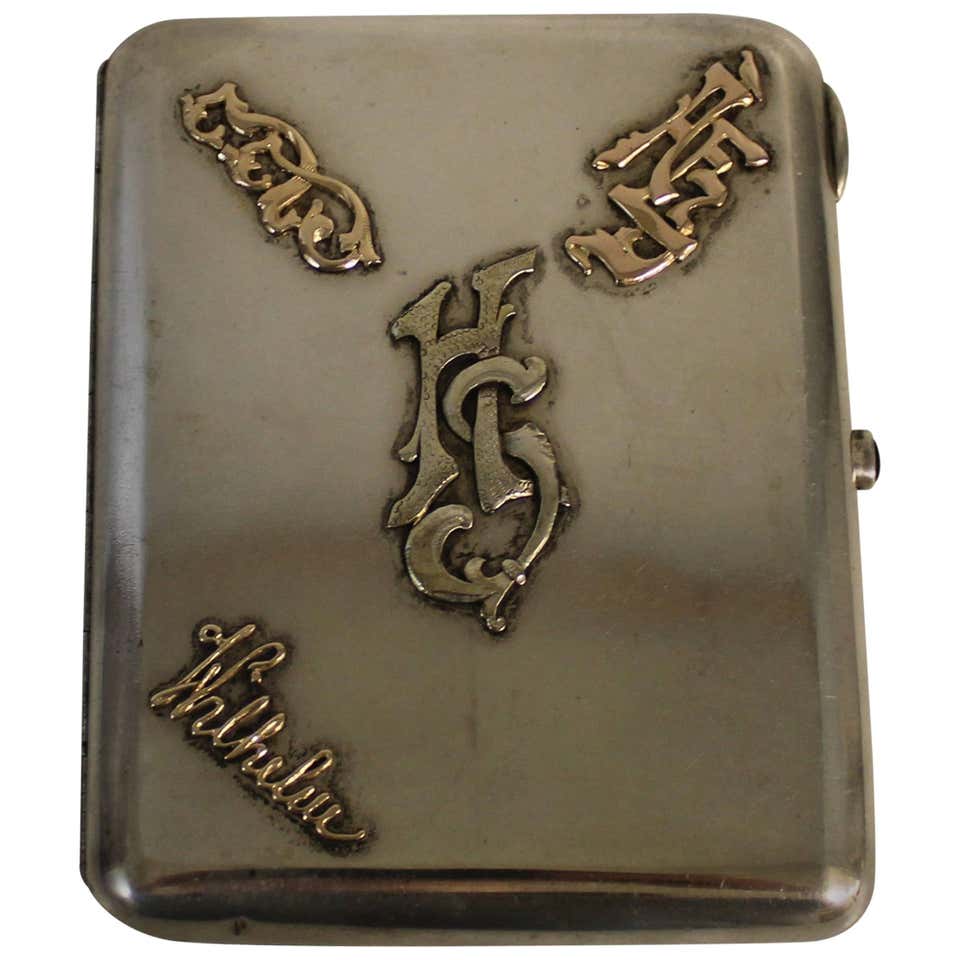Antique Cigarette Cases 160 For Sale On 1stDibs Vintage Cigarette Antique cigarette cases 160 for sale on 1stdibs vintage cigarette
