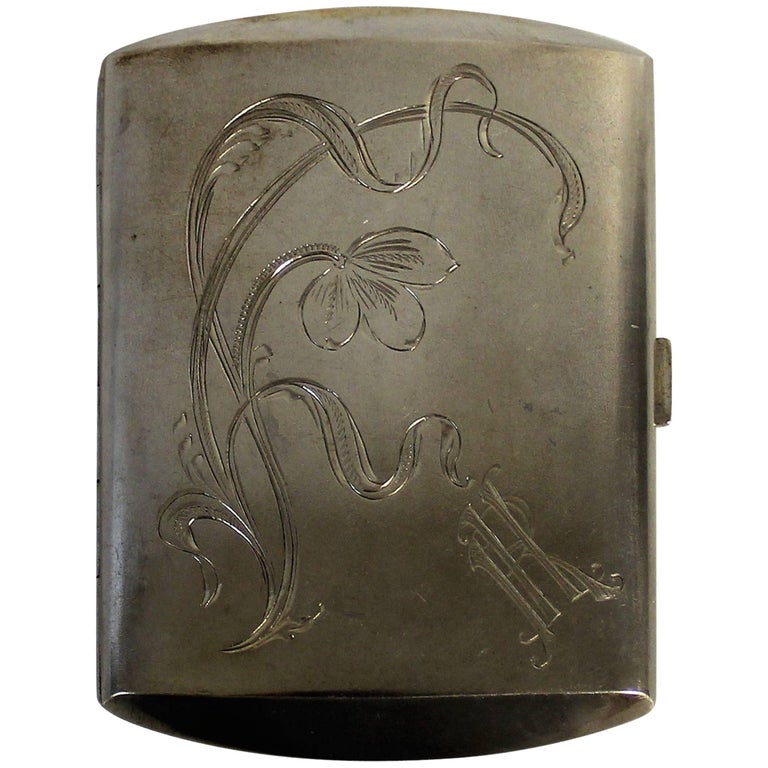 Krupski & Matulewicz Russian Tsarist Silver Cigarette Case