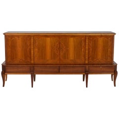 Early 20th Century English Continental-style Marquetry Buffet