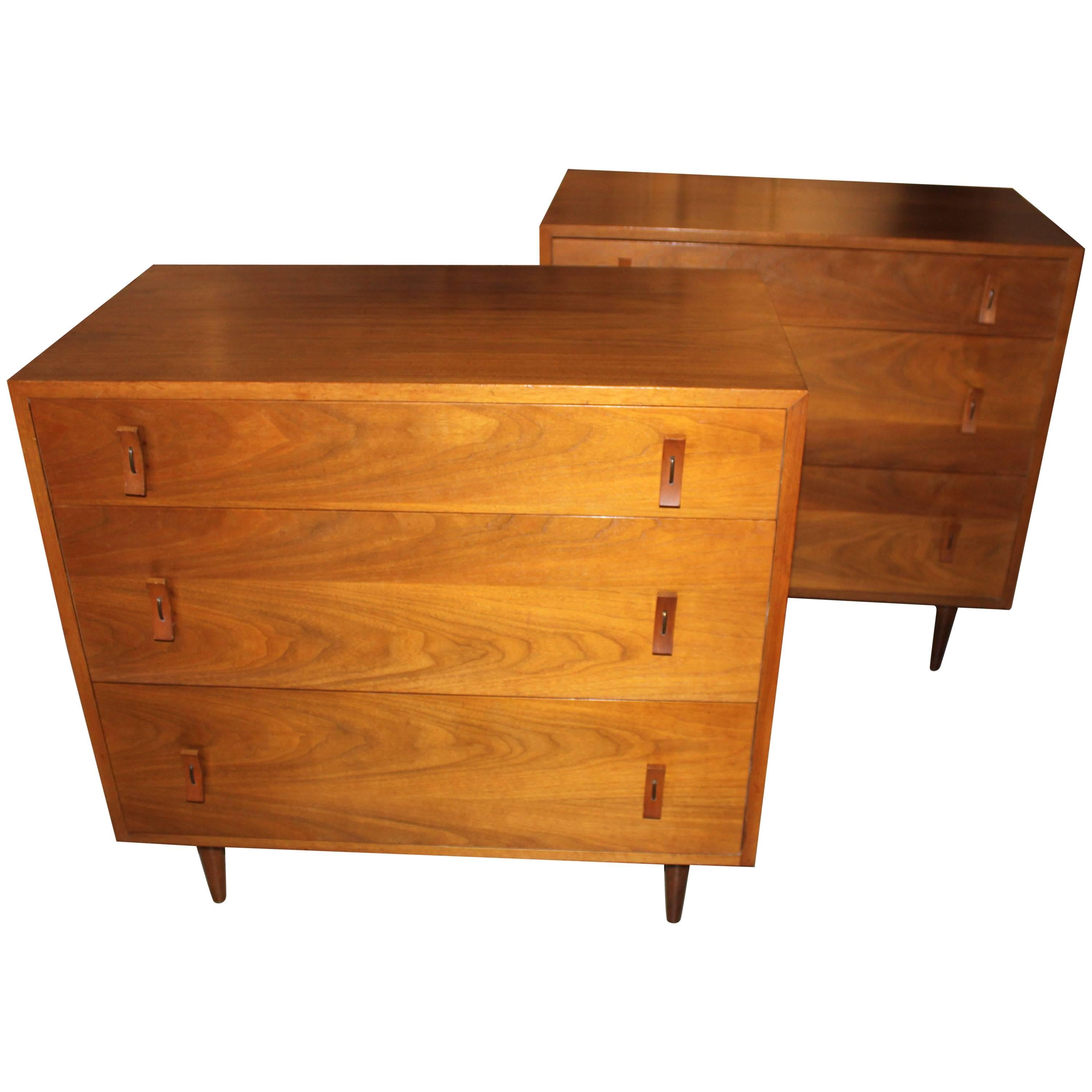 Pair of Mid-Century Modern Dressers by Stanley Young
