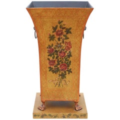 Antique Style Painted Decorated Steel Stick Umbrella Stand