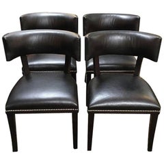 Set of Four Ralph Lauren Clivedon Dining Chairs