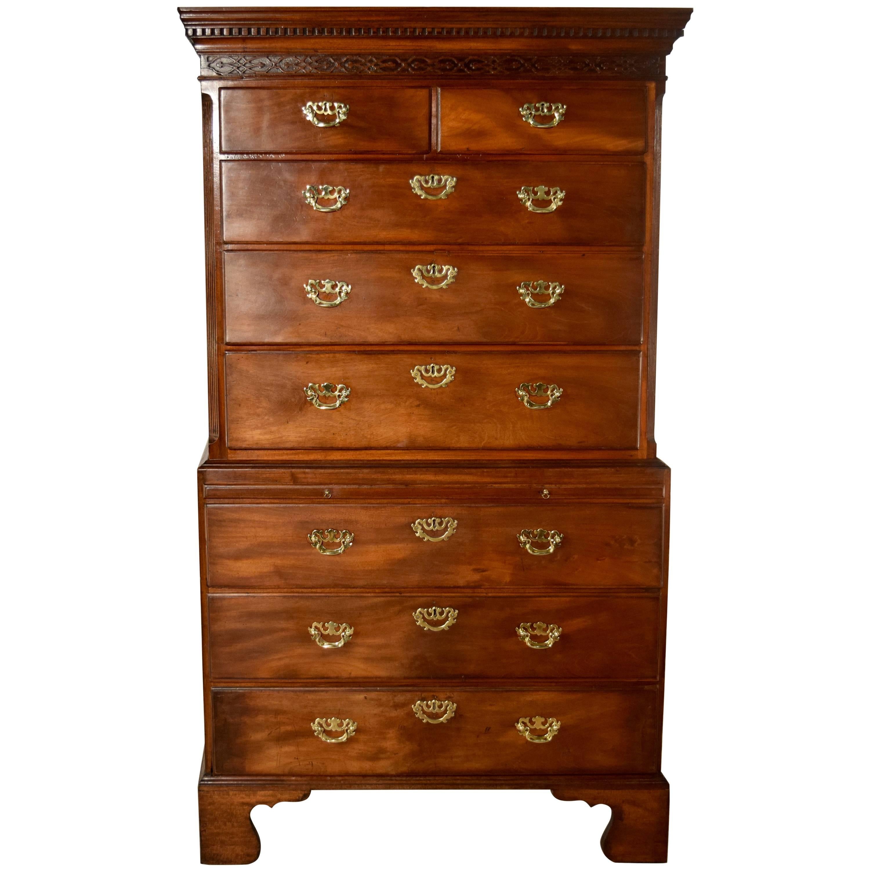 18th Century English Chest on Chest