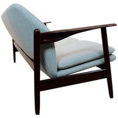 Magnificent Three-Seat Teak Sofa by Propos Hulmefa, Dutch Design 1950s