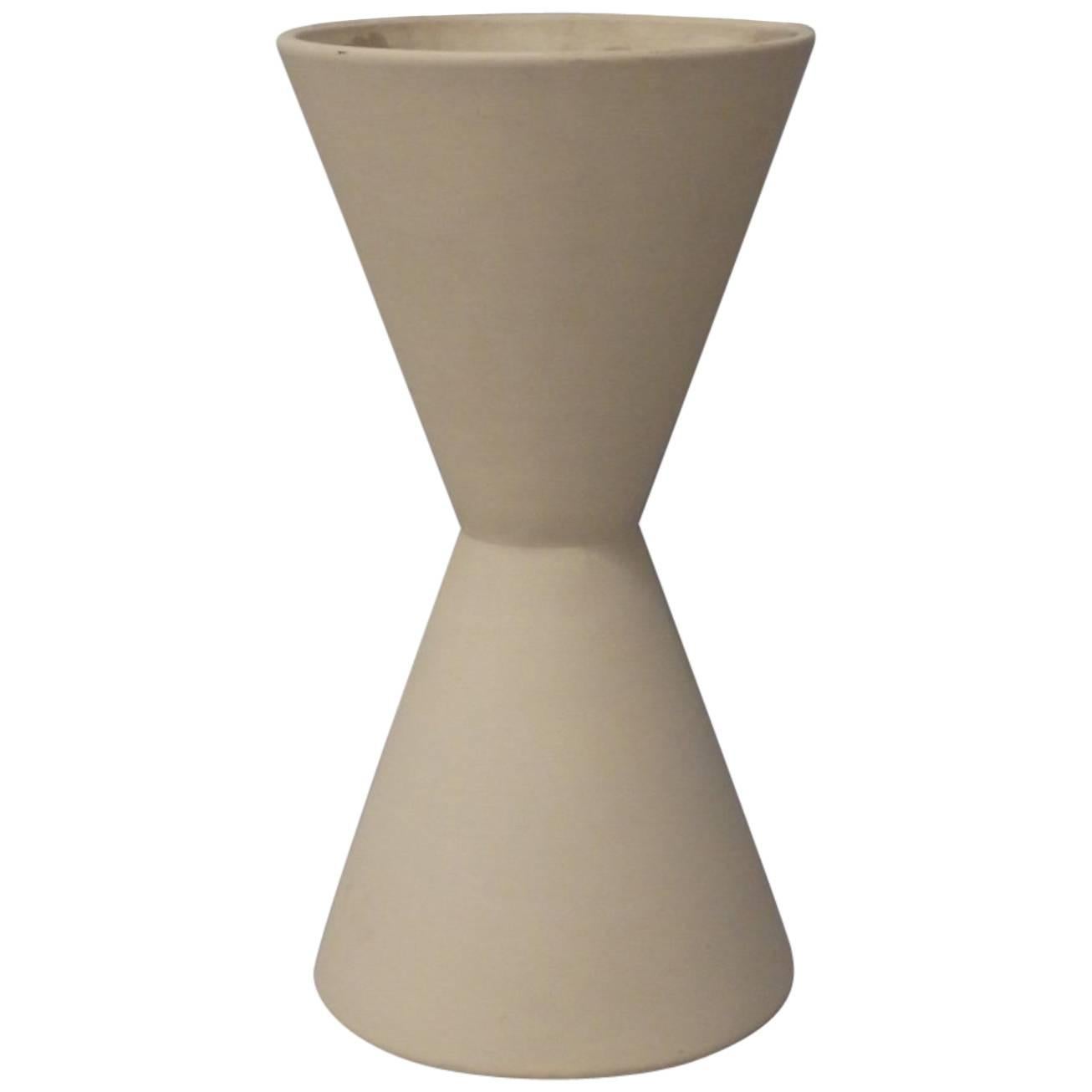 Lagardo Tackett Double Cone Architectural Pottery Planter