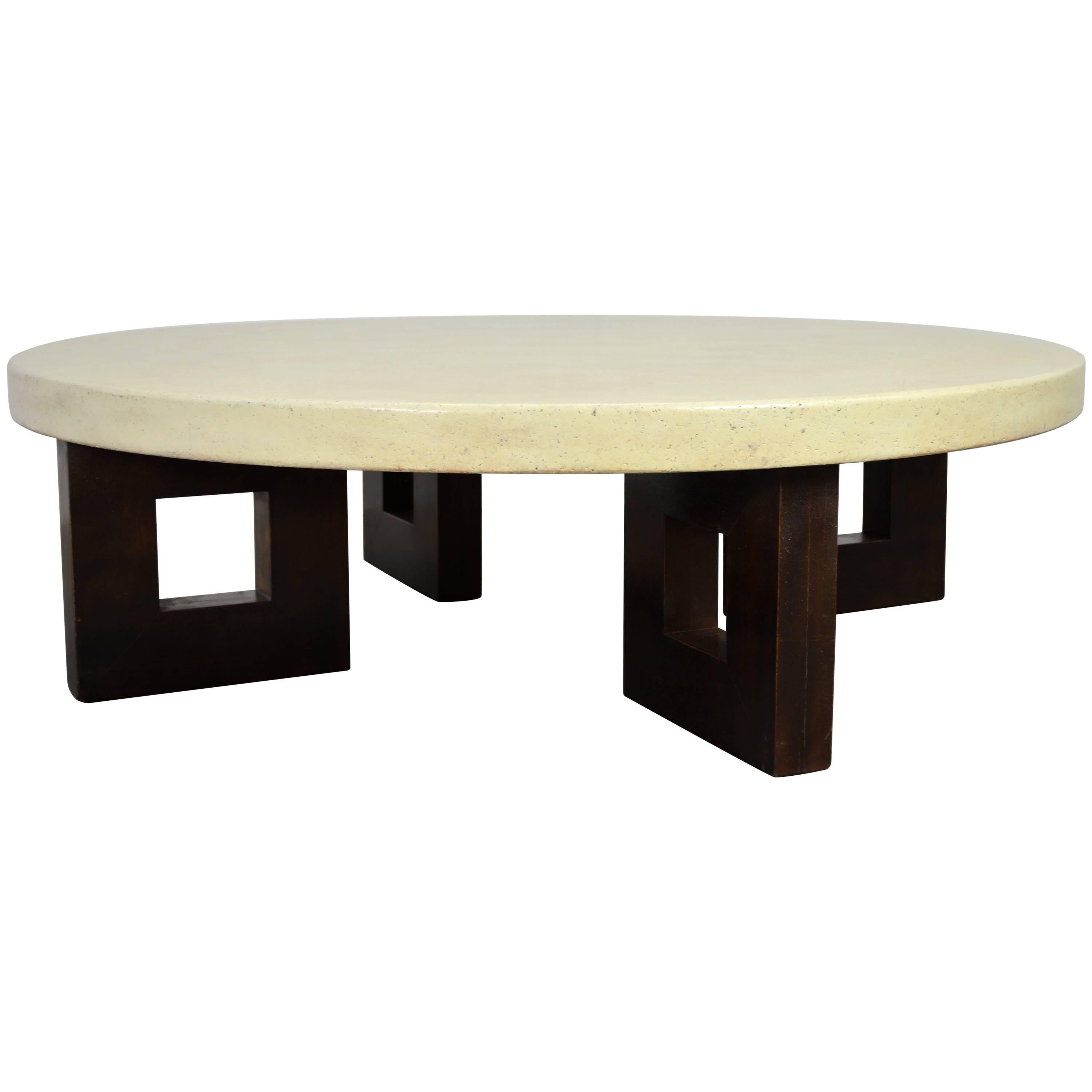 Paul Frankl Cork Coffee Table For Sale