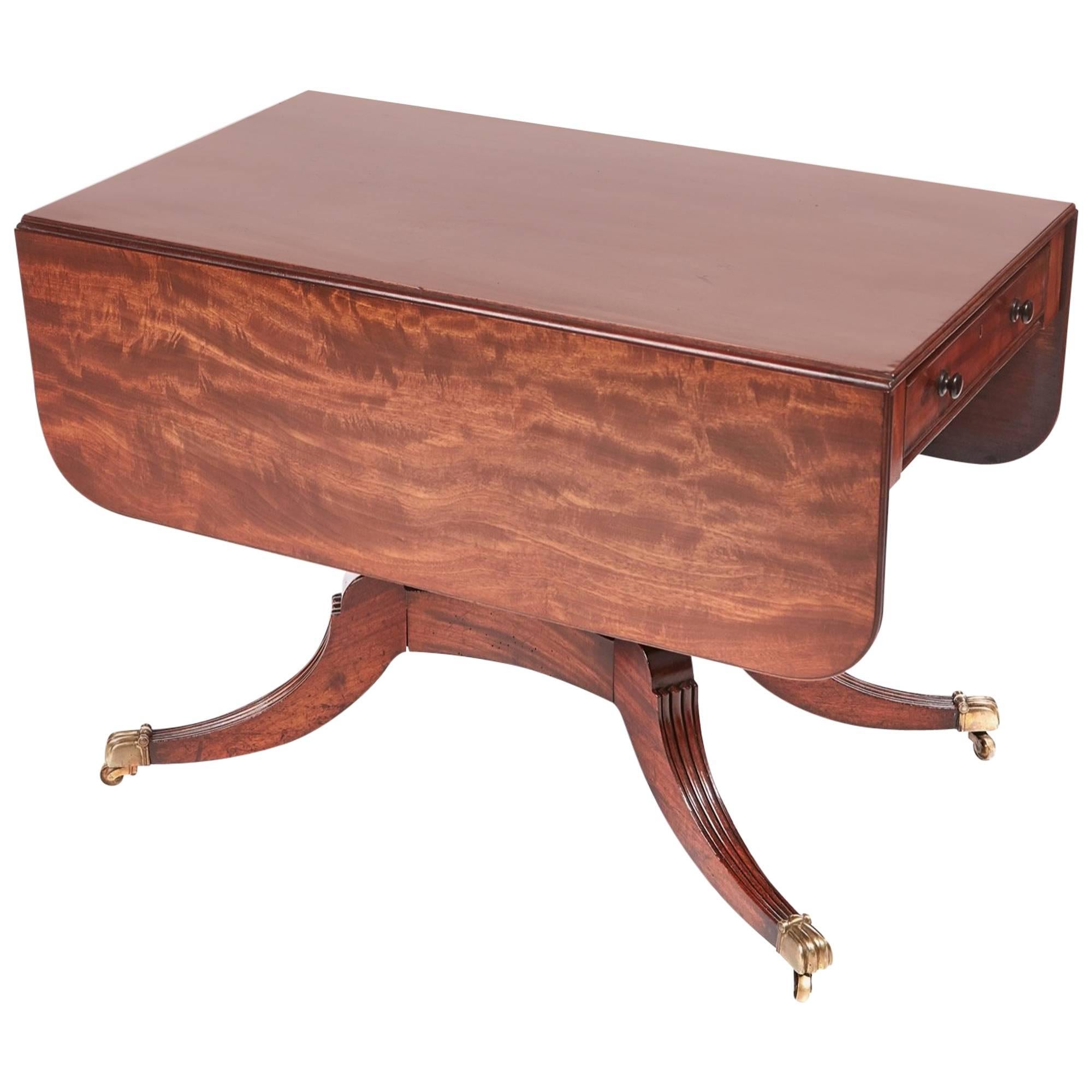 Quality Regency Mahogany Pembroke Table