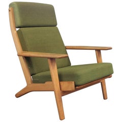 wegner hans armchair lounge getama 1960s ge290 armchairs chairs ap chair stolen 1950s pamono ge