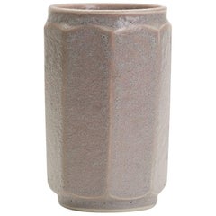 Vintage Loughton Studio Pottery Jarrón esmaltado en lava T W Howard, 1971