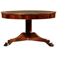 19th Century Rosewood Drum Table