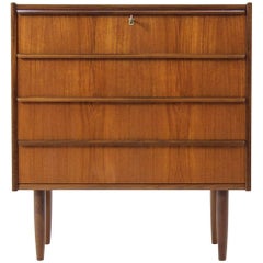 Danish Teak Chest of Drawers, 1960s