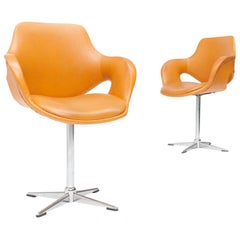 Boris Tabacoff style Mid-Century modern Swivel Chairs