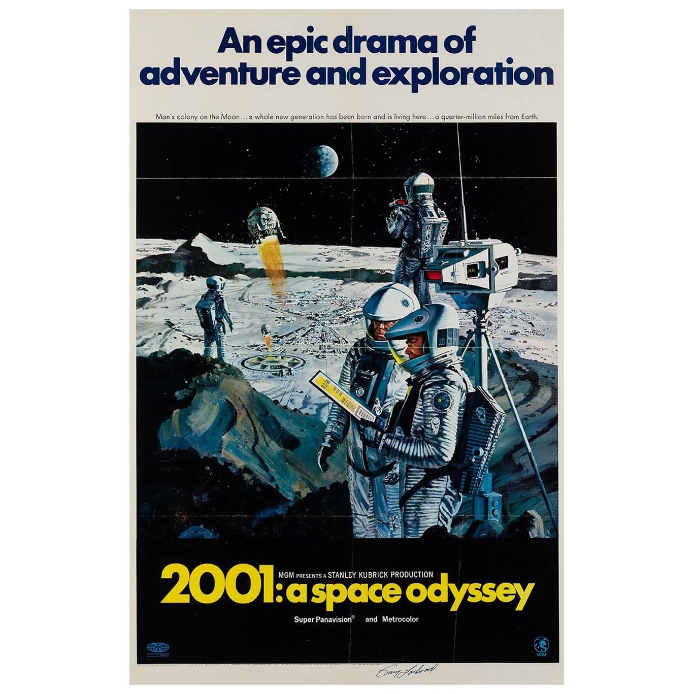 2001 A Space Odyssey US Film Poster, Bob McCall, 1968