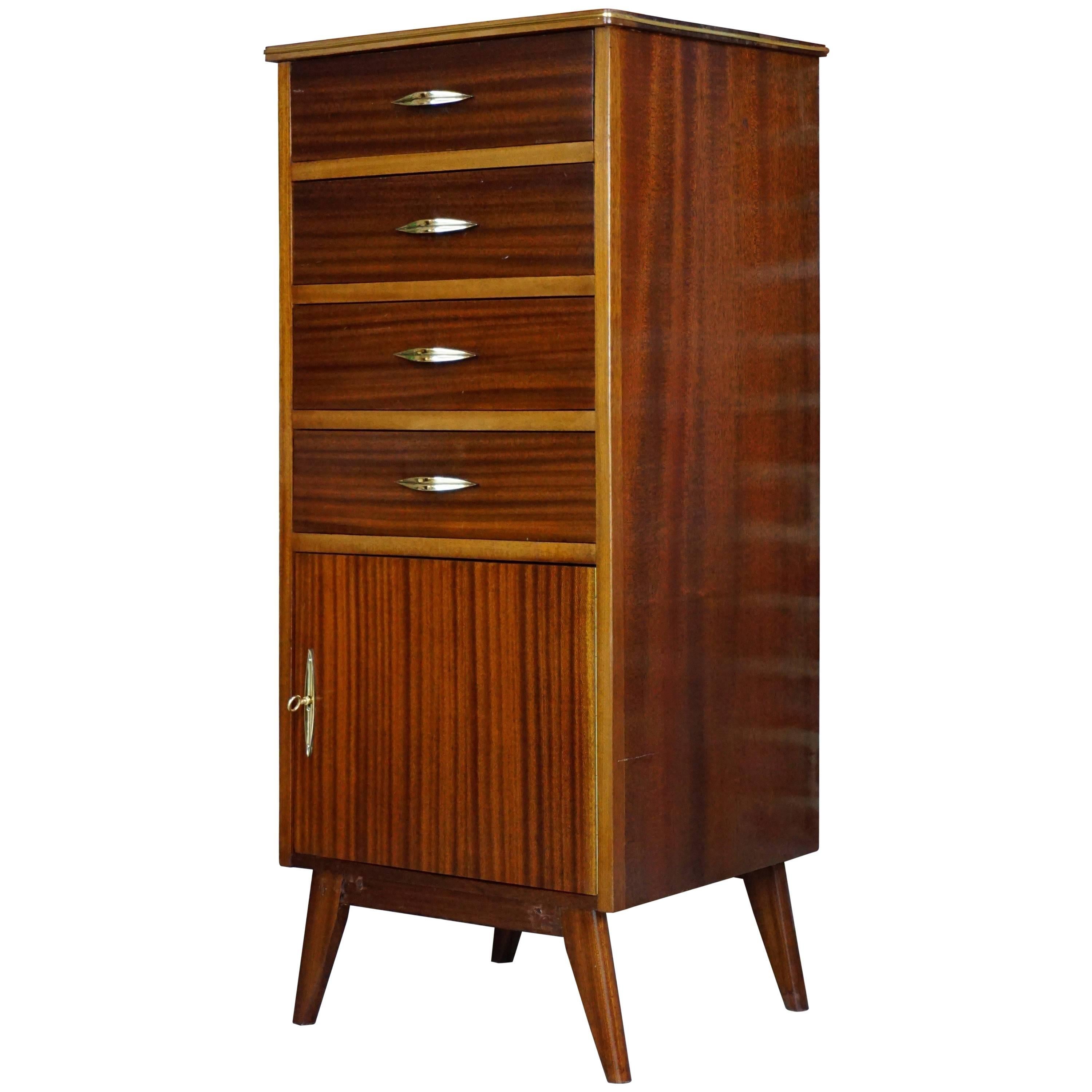 High Chest of Drawers Design from the 1950s