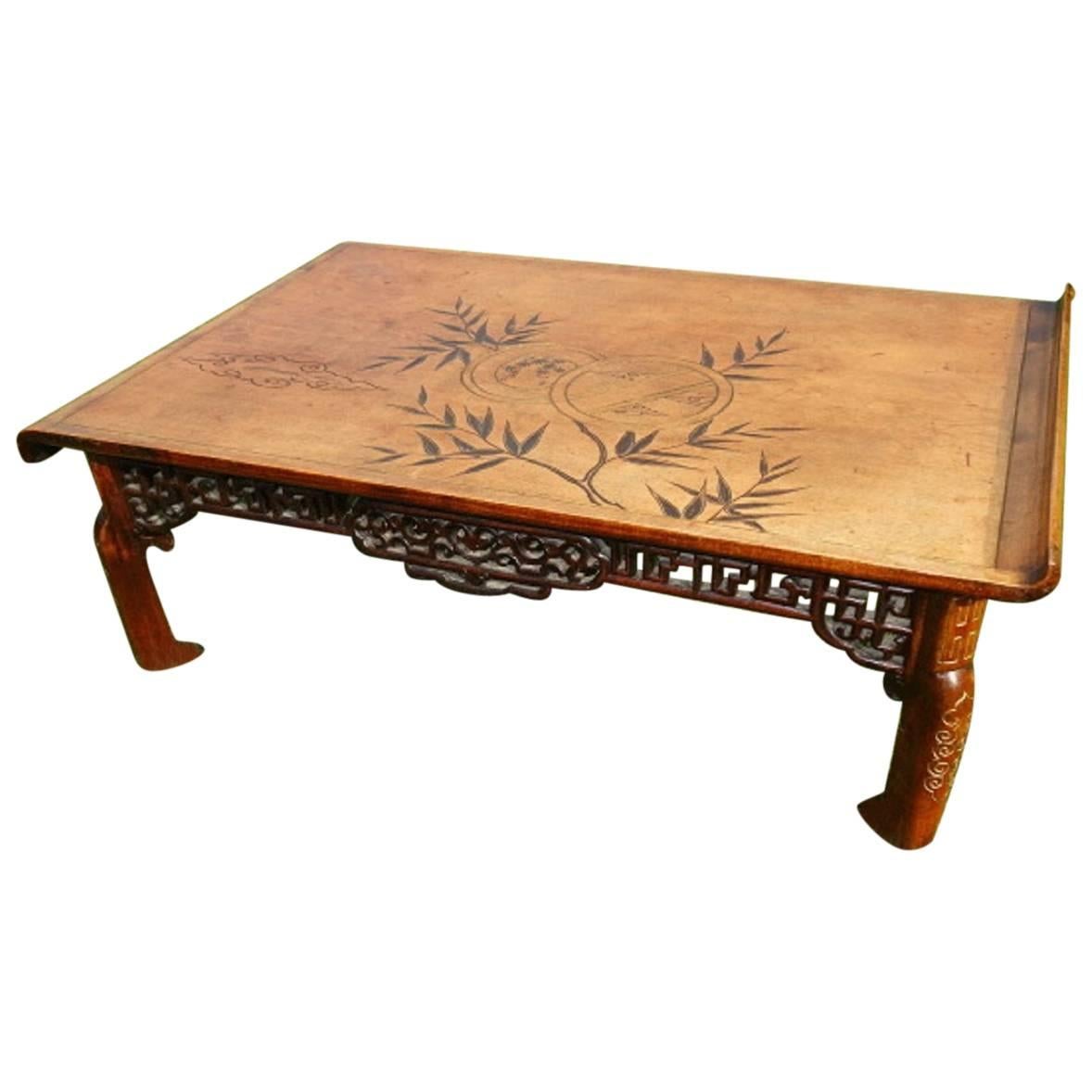 Low Coffee Table in the Chinoiserie Style, France, circa 1870 Viardot For Sale