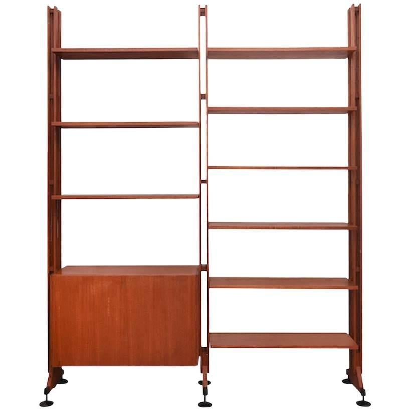 1958 Rosewood Franco Albini and Franca Helg LB10 Bookcase For Sale