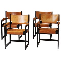 Set of Four Armchairs, Anonymous, Denmark, 1960s