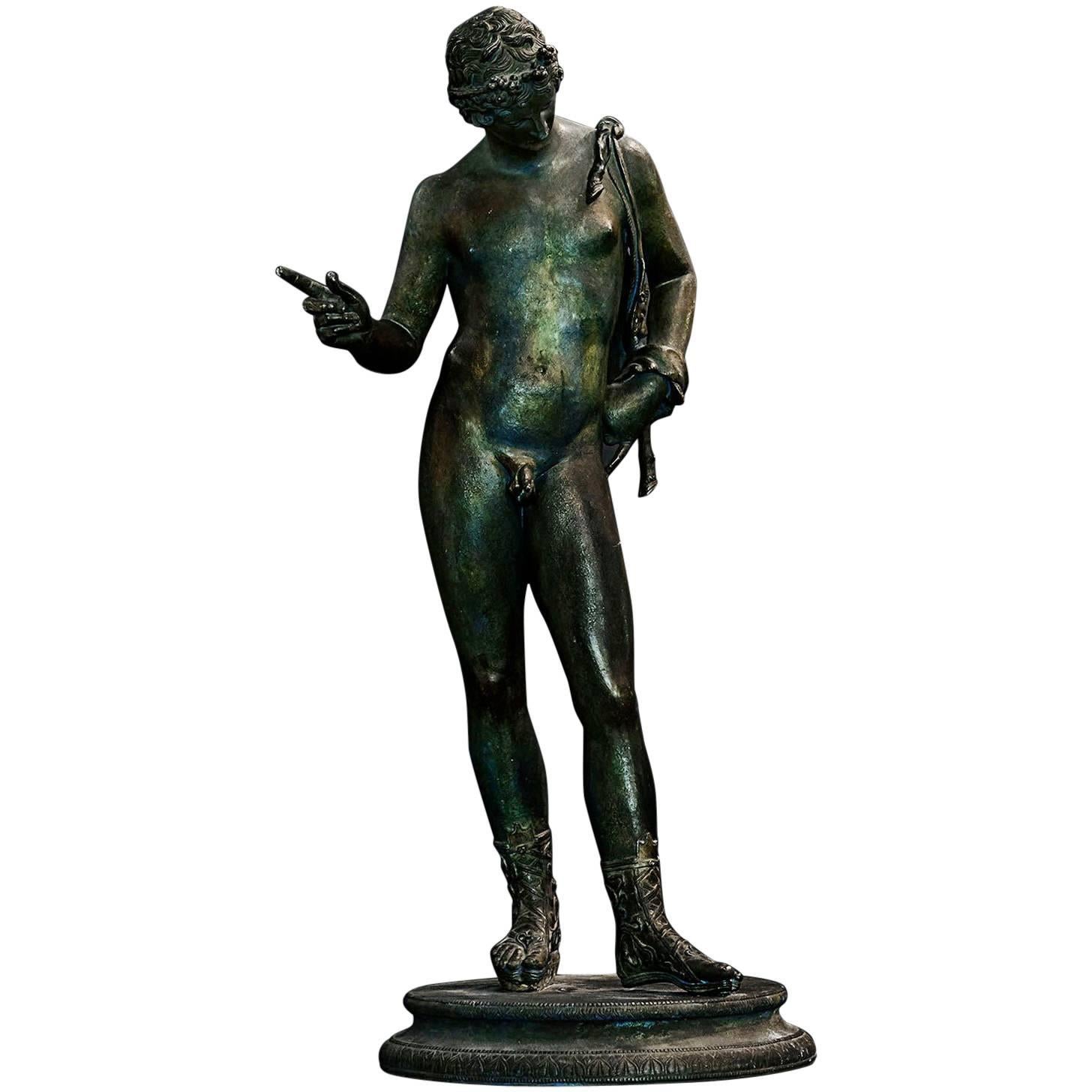 Patinated Bronze Grand Tour Figure, Late 19th Century
