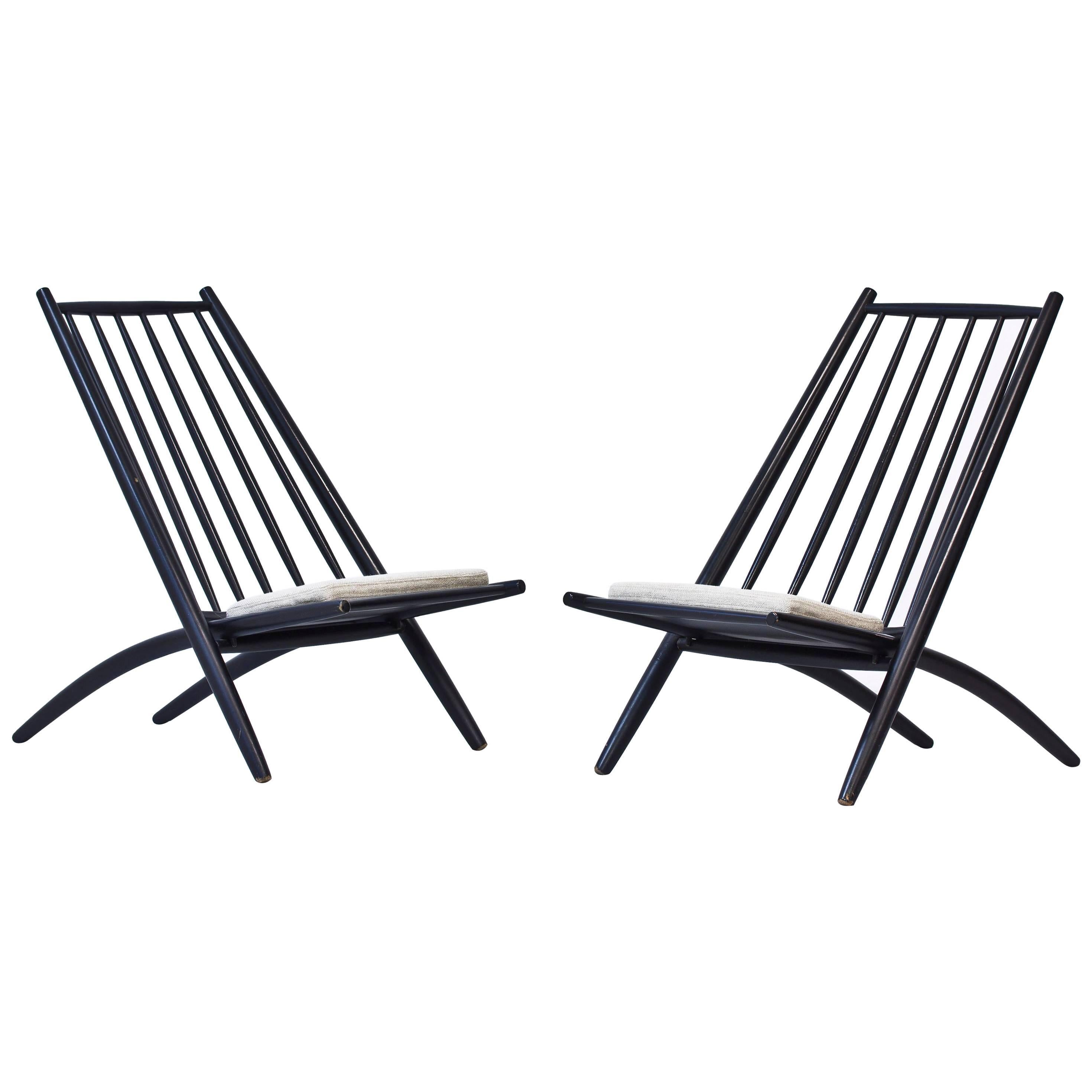 Pair of 1950s "Congo" Easy Chairs by Ilmari Tapiovaara