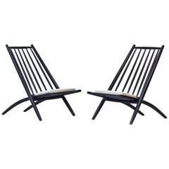 Vintage Pair of 1950s "Congo" Easy Chairs by Ilmari Tapiovaara