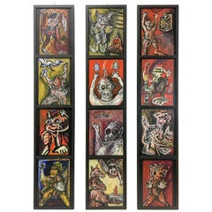 Marius Van Dijk Triptych, 1980s
