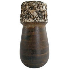 Brutalist Vase by Bruno Karlsson, Ego Stoneware, Sweden