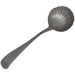 George III Sauce Ladle Made in London in 1786 by George Giles