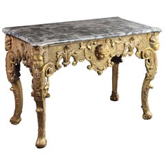 Late 17th Century Gilt wood Console Table