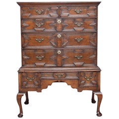 18th Century Oak Chest on Stand