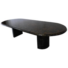 Penn Shell and Brass Dining or Conference Table by Maitland-Smith