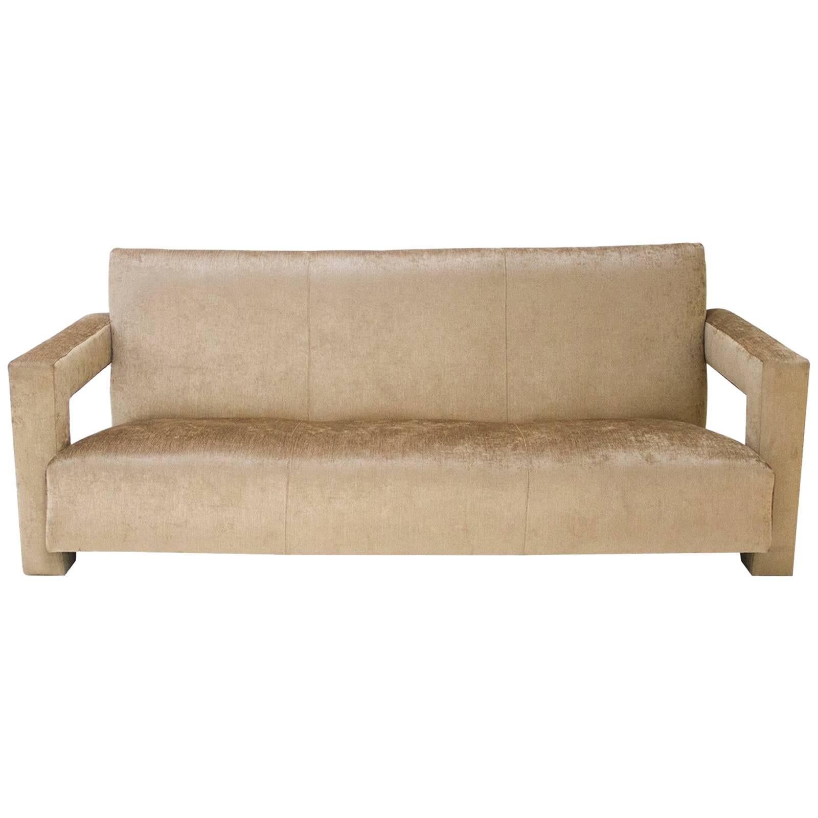 Original Utrecht Sofa Designed by Gerrit Rietveld, circa 1940, Netherlands