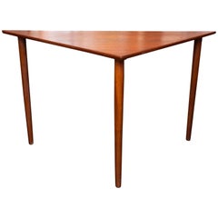 Danish Modern Teak Triangle Table