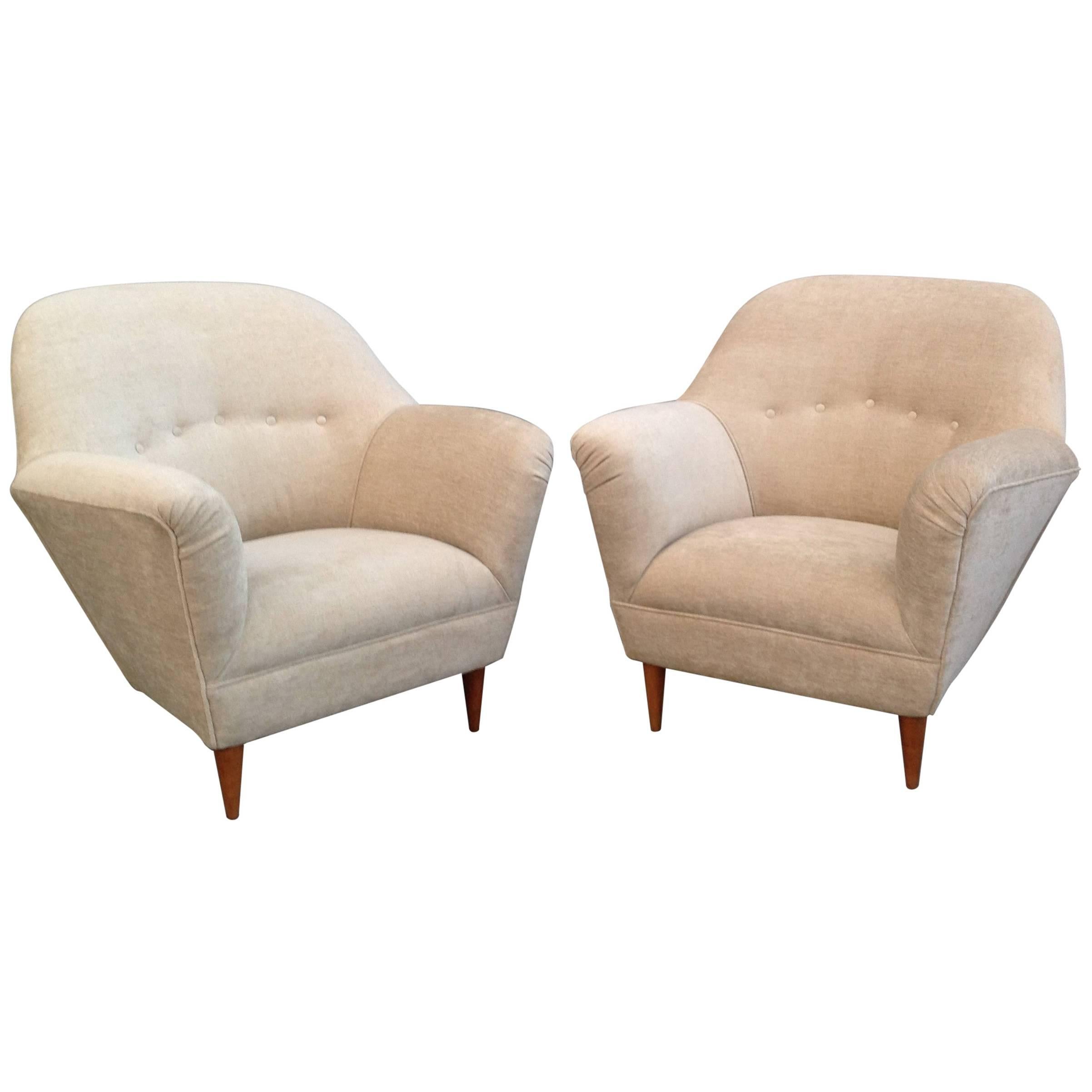 Pair of Armchairs by Ico Parisi