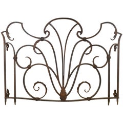 Antique Hand-Wrought Iron Window Guard