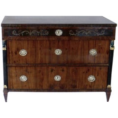 Italian Neoclassical Inlay Commode Italian Neoclassical Inlay Commode