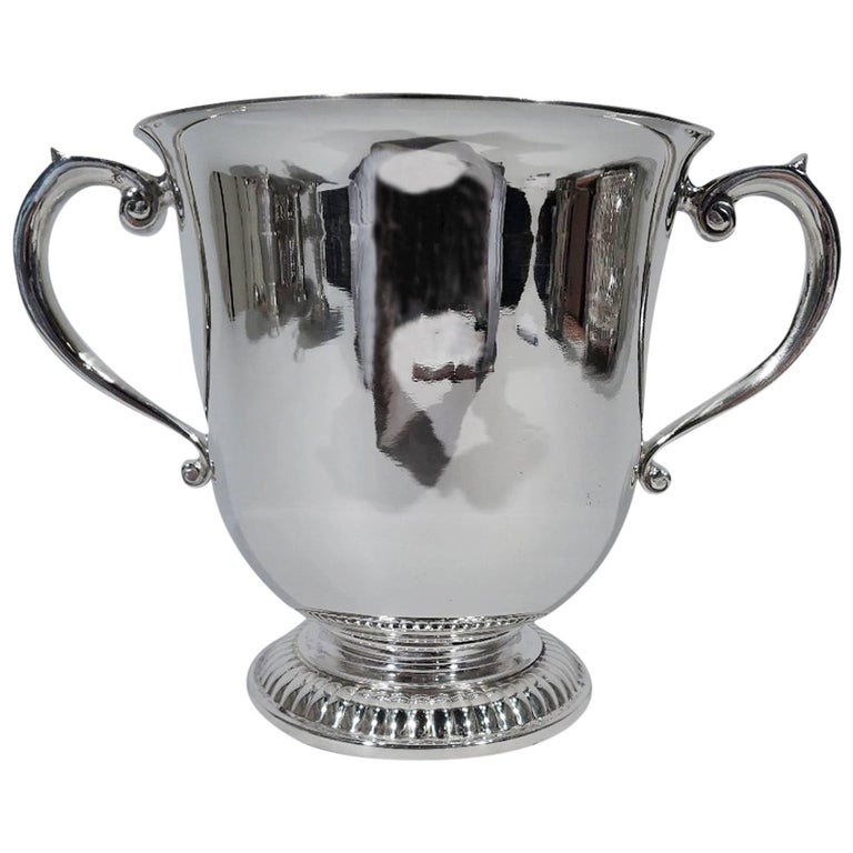 Classic Tiffany Sterling Silver Trophy Cup For Sale at 1stdibs