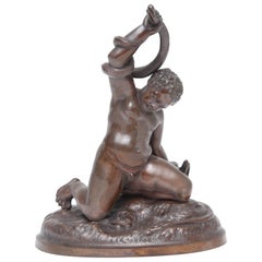 Bronze of the Young Hercules Wrestling with Serpents, Italy, 18th Century