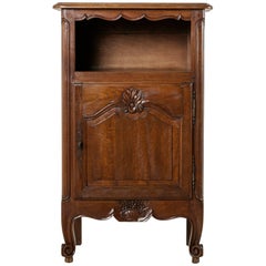Early 20th Century French Louis XV Style Carved Oak Jam Cabinet with Niche