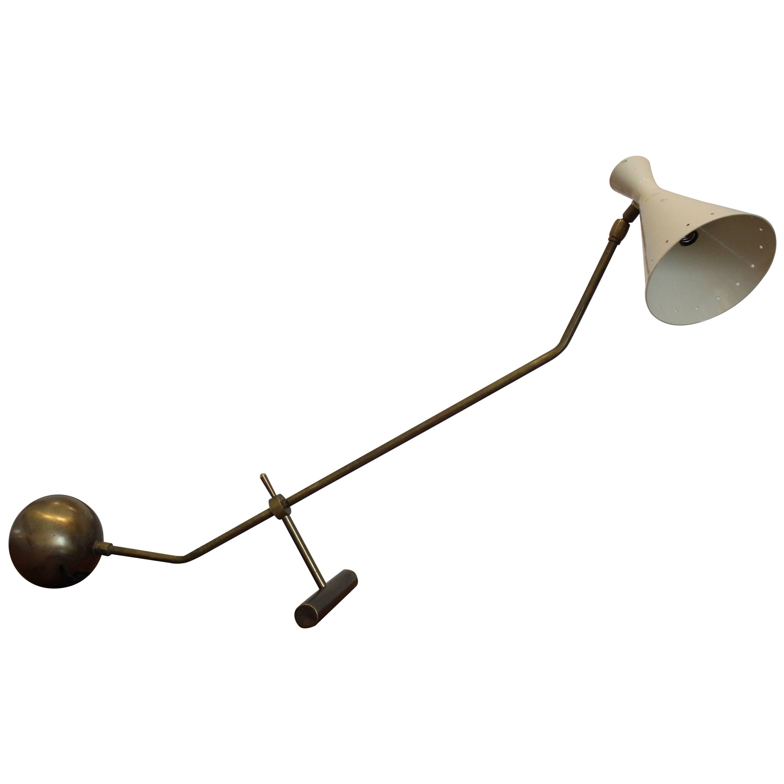 1950s Italian Table Lamp in the Style of Stilnovo