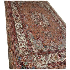 Salari Design Onion Color Hand-Knotted Genuine Persian Tabriz Rug