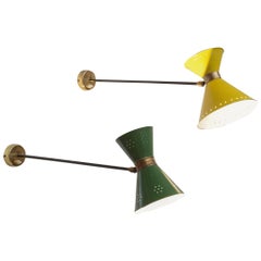 Large Wall Light in the Style of Pierre Guariche French Sconce