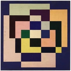 Douglas Herbert Courtenay Auburn Geometric Abstract Original Painting