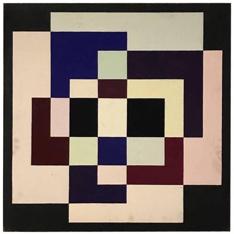 Douglas Herbert Courtenay Auburn Geometric Abstract Original Painting